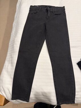 J Brand Black Straight Leg Jeans